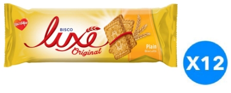 صورة بسكويت لوكس سادة من بسكو مصر - 12 قطع	