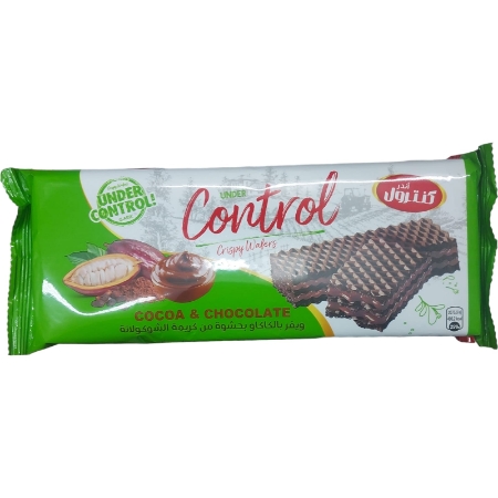 صورة اندر كنترول- ويفر بالكاكاو بحشوة من كريمة الشولاتة 